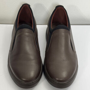 Samuel Hubbard Men's 11.5M "Flight Slip-On" Casual Sneaker Brown Leather 2900